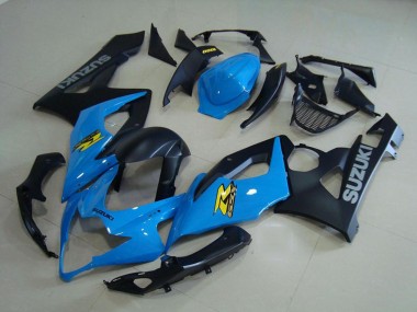 Blue Black Yellow 2005-2006 Suzuki GSXR 1000 Motorcycle Fairings