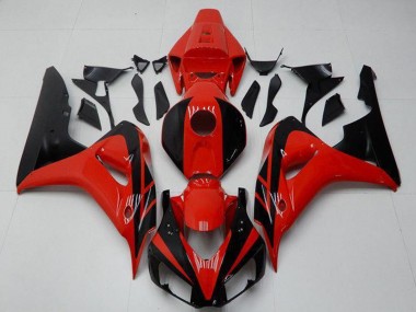 Red Glossy Black 2006-2007 Honda CBR1000RR Motorcycle Fairings Kits