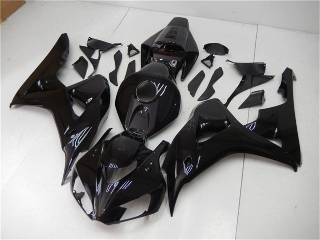Glossy Black 2006-2007 Honda CBR1000RR Motorcycle Fairings