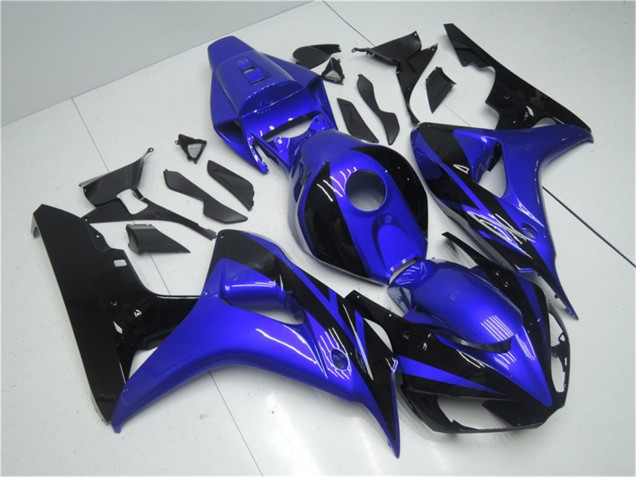 Blue Glossy Black 2006-2007 Honda CBR1000RR Motorcycle Fairing Kits
