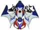 White Red Blue HRC 2006-2007 Honda CBR1000RR Motorcycle Fairing Kits