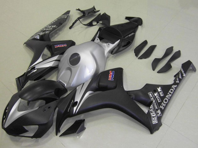 Silver Matte Black 2006-2007 Honda CBR1000RR Motorcycle Fairing Kits