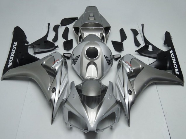 Silver Matte Black 2006-2007 Honda CBR1000RR Motorcycle Fairing