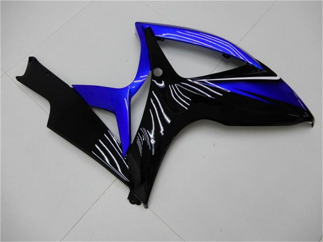 Blue Glossy Black 2006-2007 Suzuki GSXR 600/750 Motorcycle Fairings