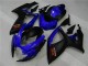 Blue Matte Black Red 2006-2007 Suzuki GSXR 600/750 Motorcycle Fairings