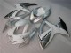 White Silver 2006-2007 Suzuki GSXR 600/750 Motorcycle Fairings