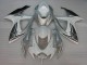 White Silver 2006-2007 Suzuki GSXR 600/750 Motorcycle Fairings