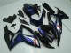 Glossy Black Blue 2006-2007 Suzuki GSXR 600/750 Motorcycle Fairings