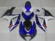 White Blue Black Red 2006-2007 Suzuki GSXR 600/750 Motorcycle Fairings