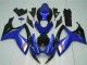 Blue White Glossy Black Red 2006-2007 Suzuki GSXR 600/750 Motorcycle Fairings