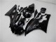 Glossy Black Matte Black 2006-2007 Yamaha YZF R6 Motorcycle Fairing Kits