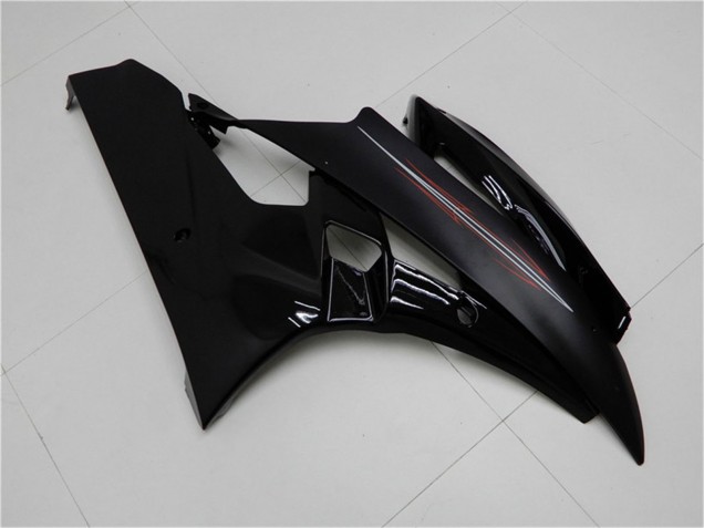 Glossy Black Matte Black 2006-2007 Yamaha YZF R6 Motorcycle Fairing Kits
