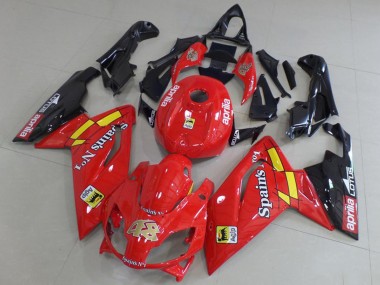 Red Black Yellow 2006-2011 Aprilia RS125 Motorcycle Fairings