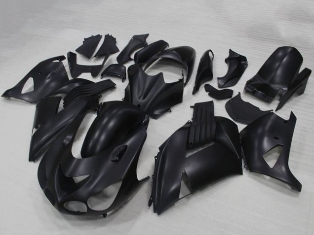 Matte Black 2006-2011 Kawasaki ZX14R ZZR1400 Motorcycle Fairings
