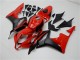 Red Matte Black 2007-2008 Honda CBR600RR Bike Fairings