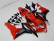 Red Matte Black 2007-2008 Honda CBR600RR Bike Fairings
