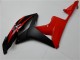 Red Matte Black 2007-2008 Honda CBR600RR Bike Fairings