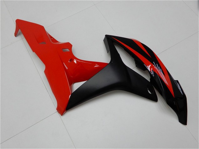 Red Matte Black 2007-2008 Honda CBR600RR Bike Fairings