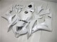 Pearl White 2007-2008 Honda CBR600RR Motorcycle Fairings