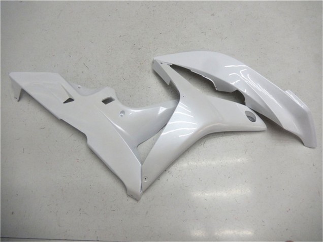 Pearl White 2007-2008 Honda CBR600RR Motorcycle Fairings
