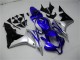 Silver Blue Glossy Black OEM Style 2007-2008 Honda CBR600RR Motorcycle Fairings