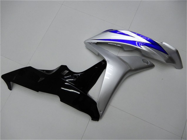 Silver Blue Glossy Black OEM Style 2007-2008 Honda CBR600RR Motorcycle Fairings