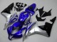 Silver Blue Glossy Black OEM Style 2007-2008 Honda CBR600RR Motorcycle Fairings