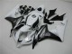 White Glossy Black 2007-2008 Honda CBR600RR Bike Fairings