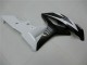 White Glossy Black 2007-2008 Honda CBR600RR Bike Fairings