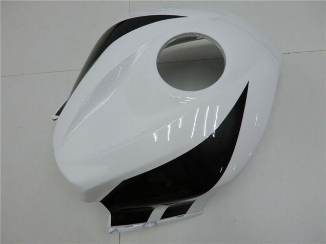White Glossy Black 2007-2008 Honda CBR600RR Bike Fairings