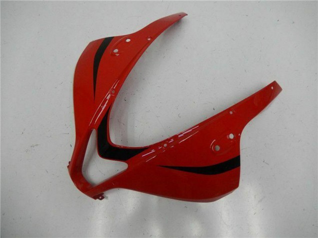 Red Matte Black with Decals 2007-2008 Honda CBR600RR Motorcycle Fairings
