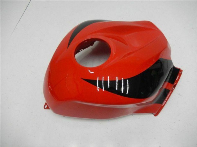 Red Matte Black with Decals 2007-2008 Honda CBR600RR Motorcycle Fairings