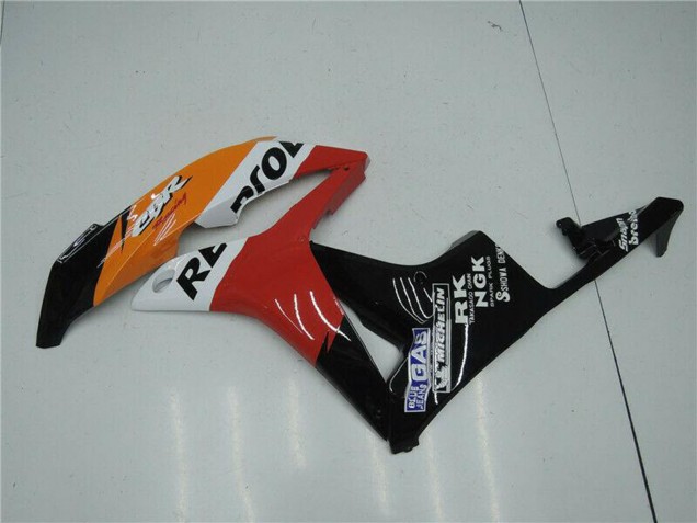 Orange White Red Glossy Black Repsol 2007-2008 Honda CBR600RR Bike Fairings
