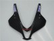 Matte Black Silver Grey Repsol 2007-2008 Honda CBR600RR Motorcycle Fairings