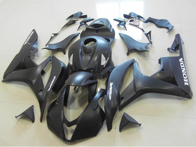 Matte Black 2007-2008 Honda CBR600RR Motorcycle Fairings