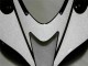 Black White 2007-2008 Kawasaki ZX6R Motorcycle Fairings