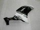 Black White 2007-2008 Kawasaki ZX6R Motorcycle Fairings