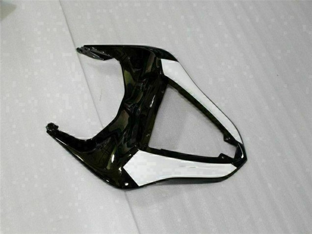 Black White 2007-2008 Kawasaki ZX6R Motorcycle Fairings