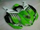 Green White Ninja 2007-2008 Kawasaki ZX6R Motorcycle Fairings