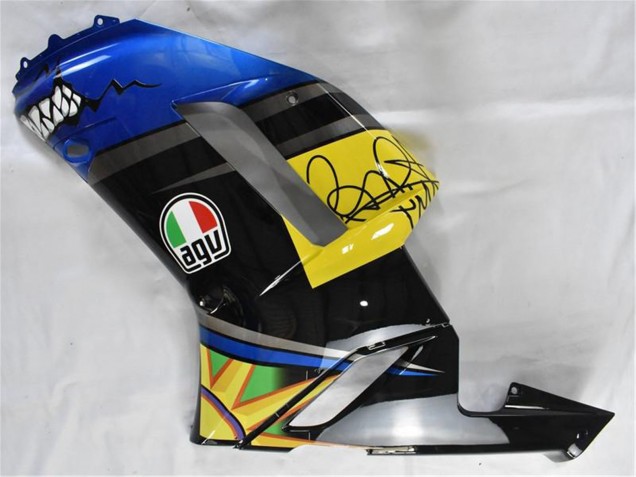 Blue Shark 2007-2008 Kawasaki ZX6R Motorcycle Fairings