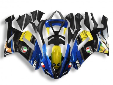 Blue Shark 2007-2008 Kawasaki ZX6R Motorcycle Fairings