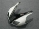 Black White Elf 2007-2008 Kawasaki ZX6R Motorcycle Fairings