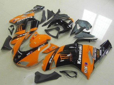 Orange Monster 2007-2008 Kawasaki ZX6R Motorcycle Fairings