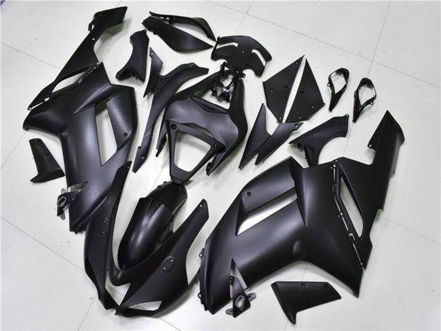 Matte Black 2007-2008 Kawasaki ZX6R Motorcycle Fairings