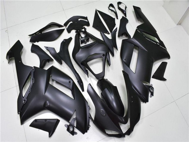 Matte Black 2007-2008 Kawasaki ZX6R Motorcycle Fairings