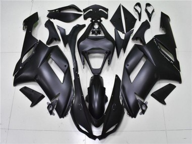 Matte Black 2007-2008 Kawasaki ZX6R Motorcycle Fairings
