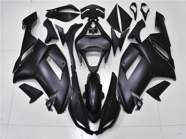 Matte Black 2007-2008 Kawasaki ZX6R Motorcycle Fairings