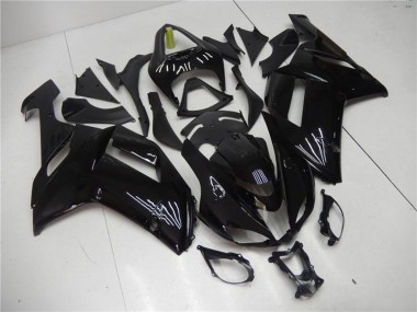 Glossy Black 2007-2008 Kawasaki ZX6R Abs Motorcycle Fairing