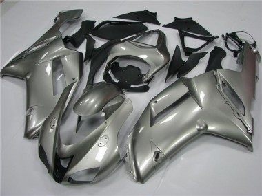 Grey 2007-2008 Kawasaki ZX6R Motorcycle Fairings