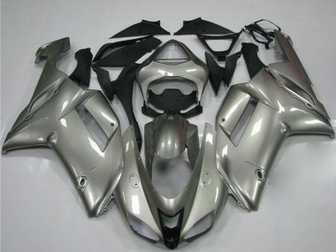 Grey 2007-2008 Kawasaki ZX6R Motorcycle Fairings